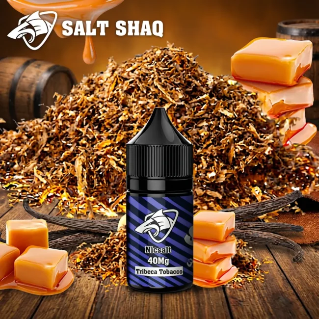 Salt Shaq 鯊克煙油 翠貝卡 (Tribeca 煙草) - 30ml 經典菸草味 替煙首選