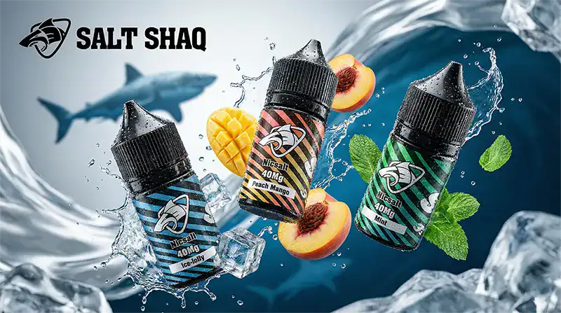 Salt Shaq 系列熱門煙油分類活動主視覺